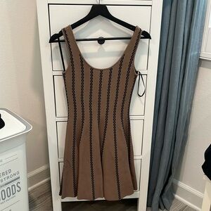 Bebe fit and flare short dress